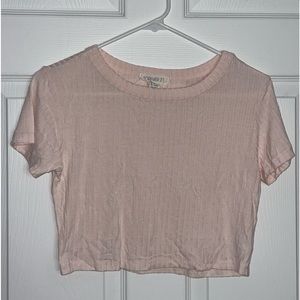 Soft Pink Crop Top